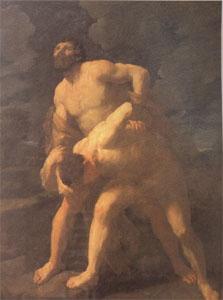 Guido Reni Hercules Wrestling with Achelous (mk05) oil painting picture